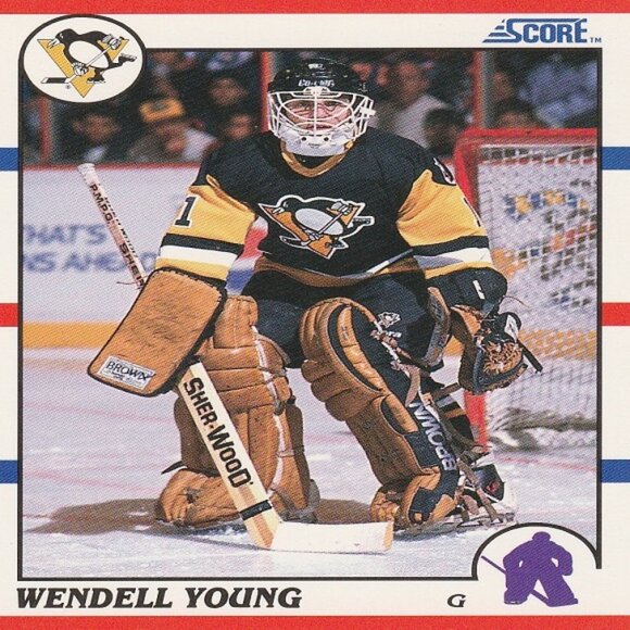 Wendell Young Pittsburgh Penguins NHL Hockey Card Collection - 3 Card Set - Picture 3 of 4